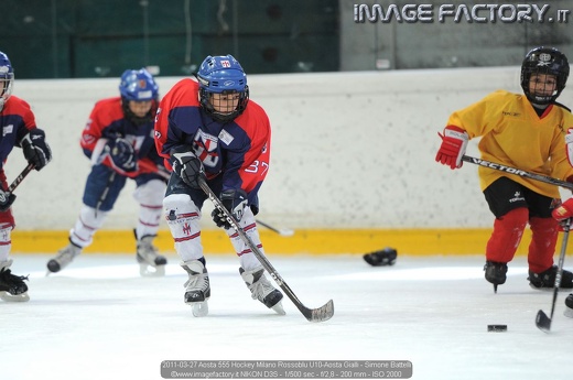 2011-03-27 Aosta 555 Hockey Milano Rossoblu U10-Aosta Gialli - Simone Battelli